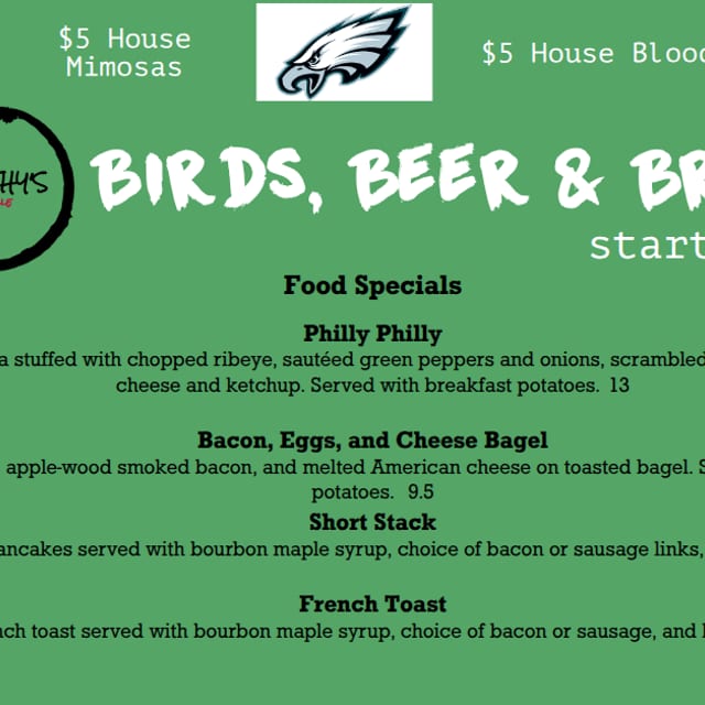 Join us for Birds, Beer & Brunch