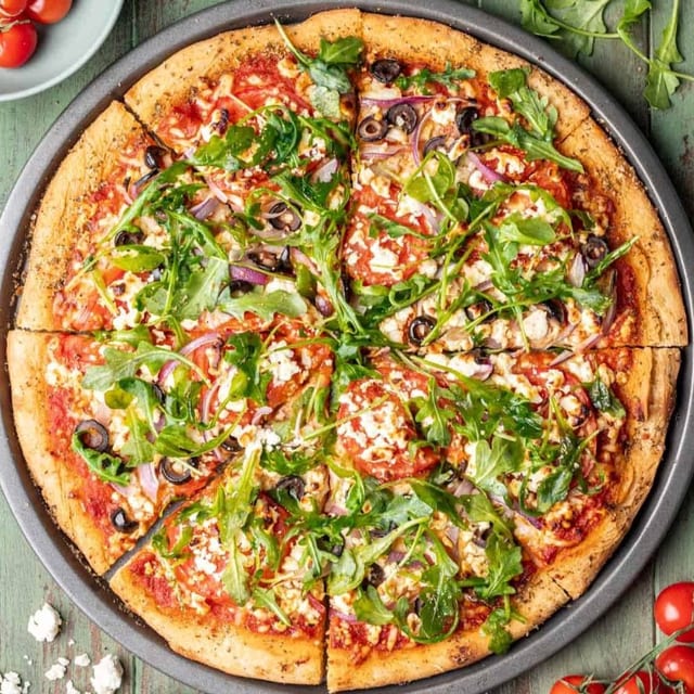 Mediterranean Pizza.