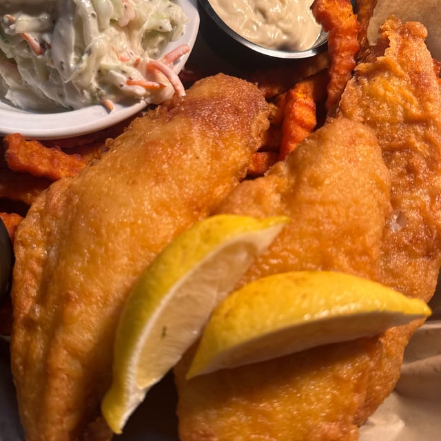 Fish and Chips.
