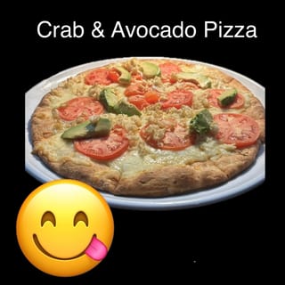 Crab & Avocado Pizza